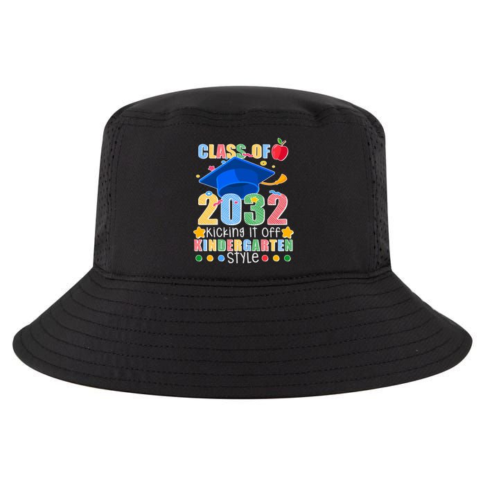 Class of 2032 Kicking off Kindergarten Cool Comfort Performance Bucket Hat