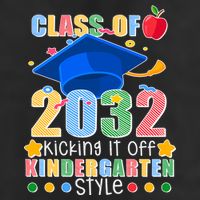 Class of 2032 Kicking off Kindergarten Cool Comfort Performance Bucket Hat