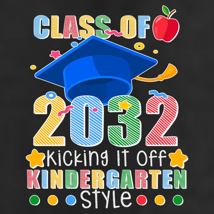 Class of 2032 Kicking off Kindergarten Cool Comfort Performance Bucket Hat