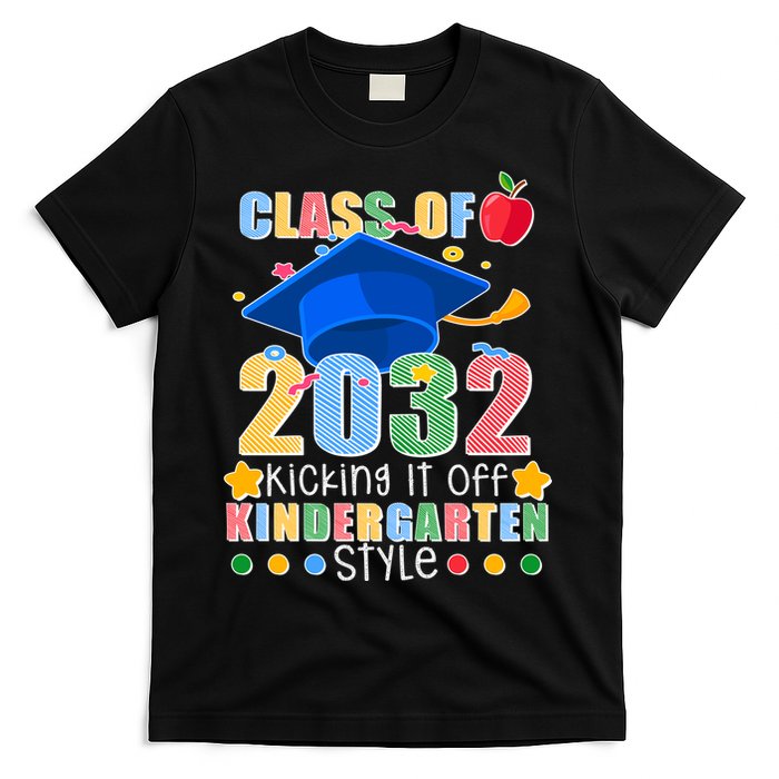 Class of 2032 Kicking off Kindergarten T-Shirt