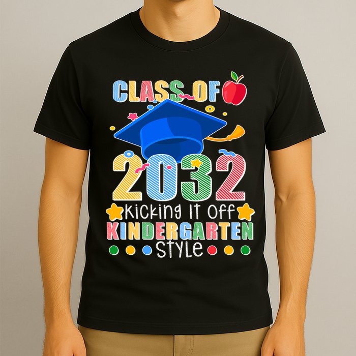 Class of 2032 Kicking off Kindergarten T-Shirt