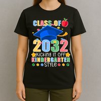 Class of 2032 Kicking off Kindergarten T-Shirt