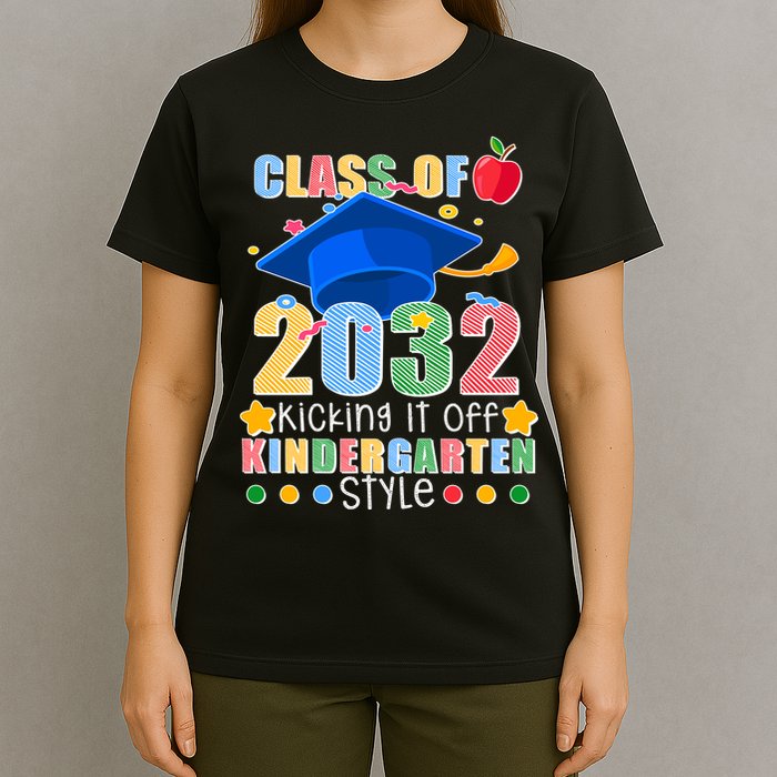 Class of 2032 Kicking off Kindergarten T-Shirt