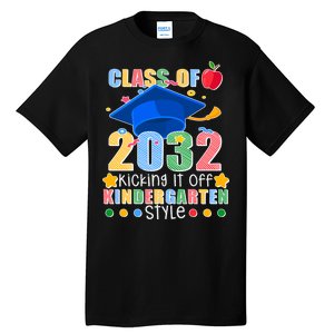 Class of 2032 Kicking off Kindergarten Tall T-Shirt