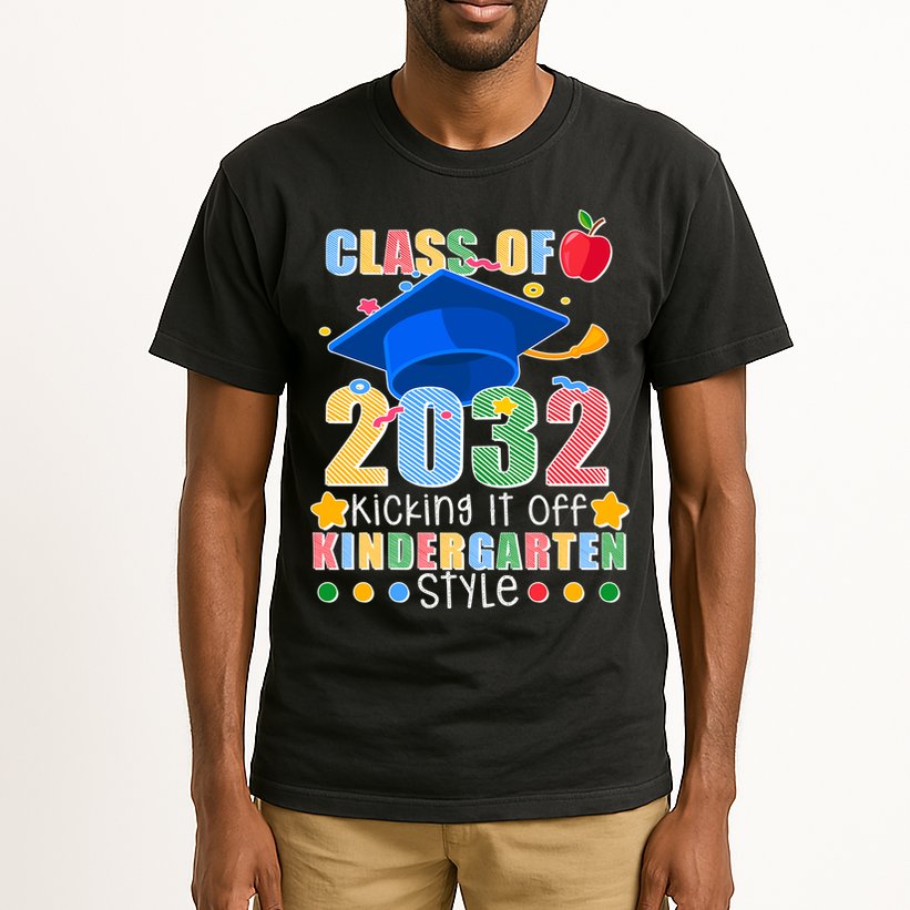 Class of 2032 Kicking off Kindergarten Tall T-Shirt