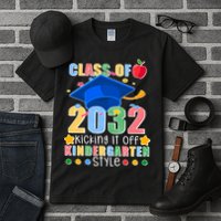 Class of 2032 Kicking off Kindergarten Tall T-Shirt