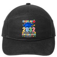 Class of 2032 Kicking off Kindergarten 7-Panel Snapback Hat
