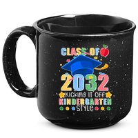 Class of 2032 Kicking off Kindergarten 15oz Campfire Ceramic Mug