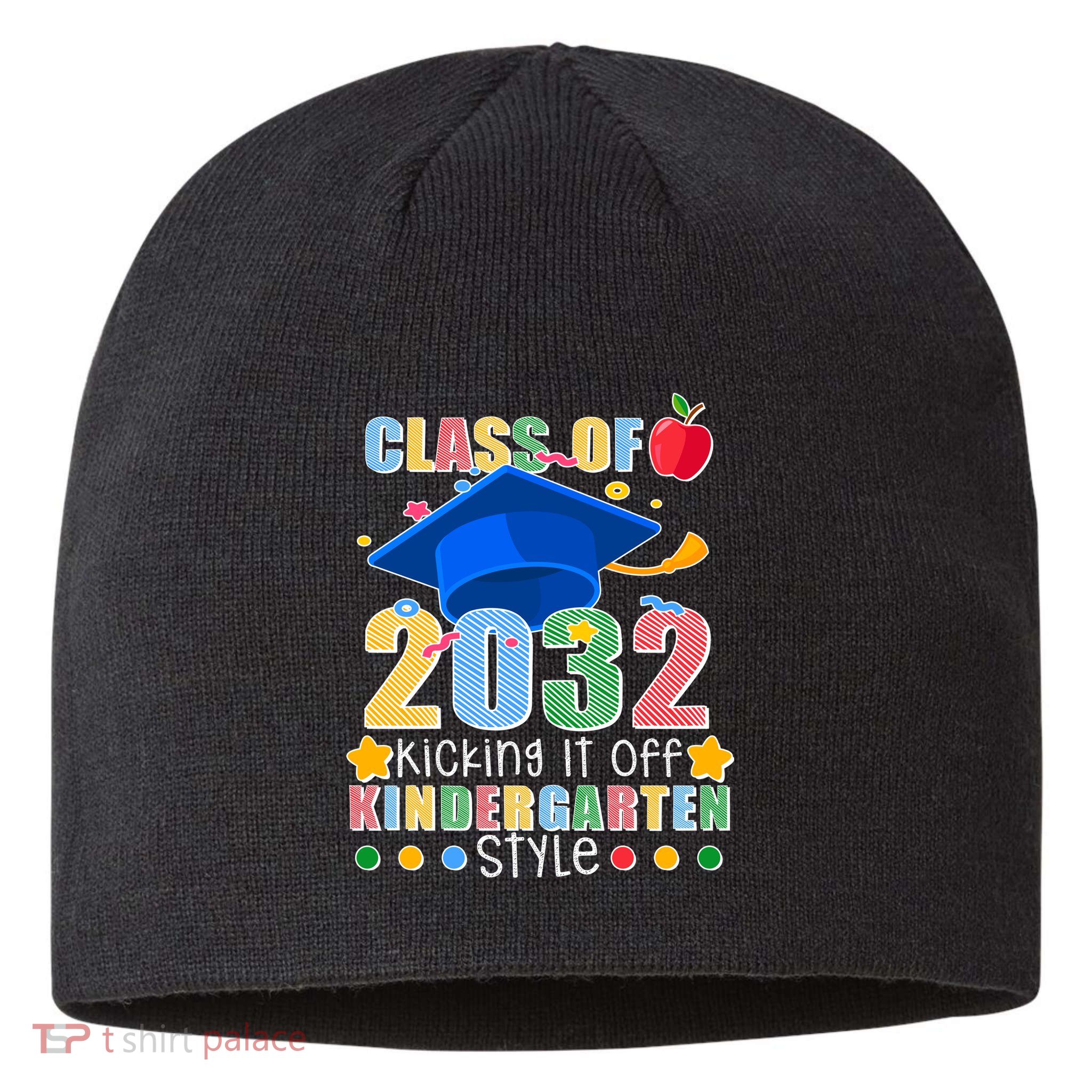 Class of 2032 Kicking off Kindergarten Sustainable Beanie