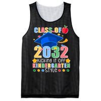 Class of 2032 Kicking off Kindergarten Mesh Reversible Basketball Jersey Tank