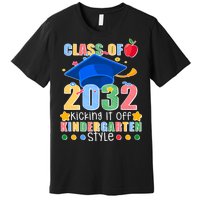 Class of 2032 Kicking off Kindergarten Premium T-Shirt