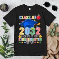 Class of 2032 Kicking off Kindergarten Premium T-Shirt