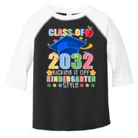 Class of 2032 Kicking off Kindergarten Toddler Fine Jersey T-Shirt