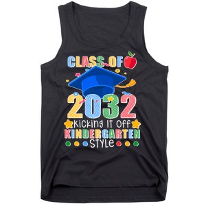 Class of 2032 Kicking off Kindergarten Tank Top