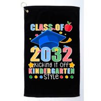 Class of 2032 Kicking off Kindergarten Golf Towel