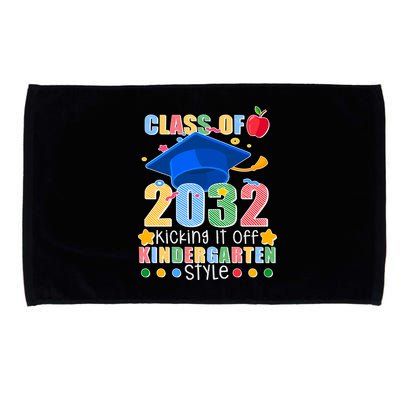 Class of 2032 Kicking off Kindergarten Microfiber Hand Towel