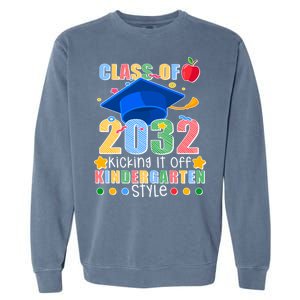 Class of 2032 Kicking off Kindergarten Garment-Dyed Sweatshirt