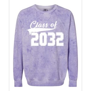 Class Of 2032 Kindergarten Future Graduate Colorblast Crewneck Sweatshirt