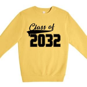 Class Of 2032 Kindergarten Future Graduate Premium Crewneck Sweatshirt