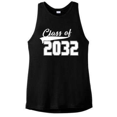 Class Of 2032 Kindergarten Future Graduate Ladies PosiCharge Tri-Blend Wicking Tank