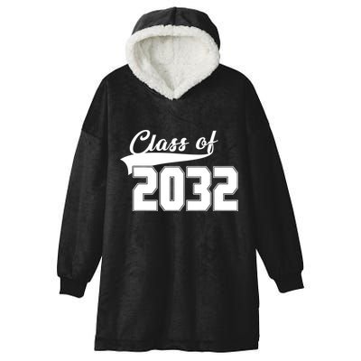 Class Of 2032 Kindergarten Future Graduate Hooded Wearable Blanket