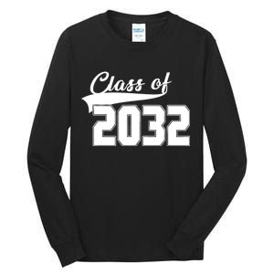 Class Of 2032 Kindergarten Future Graduate Tall Long Sleeve T-Shirt