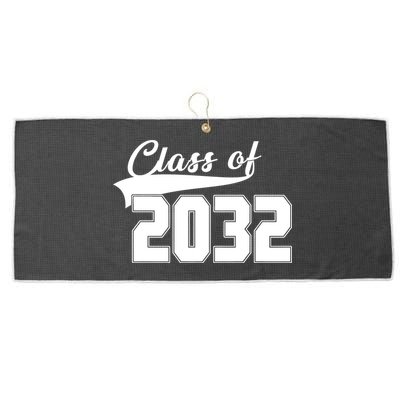 Class Of 2032 Kindergarten Future Graduate Large Microfiber Waffle Golf Towel