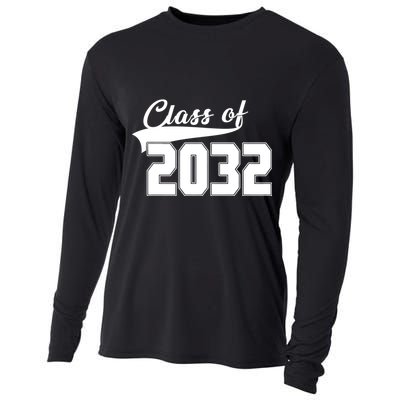 Class Of 2032 Kindergarten Future Graduate Cooling Performance Long Sleeve Crew