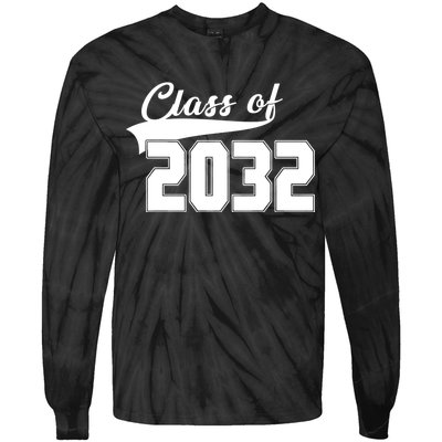 Class Of 2032 Kindergarten Future Graduate Tie-Dye Long Sleeve Shirt