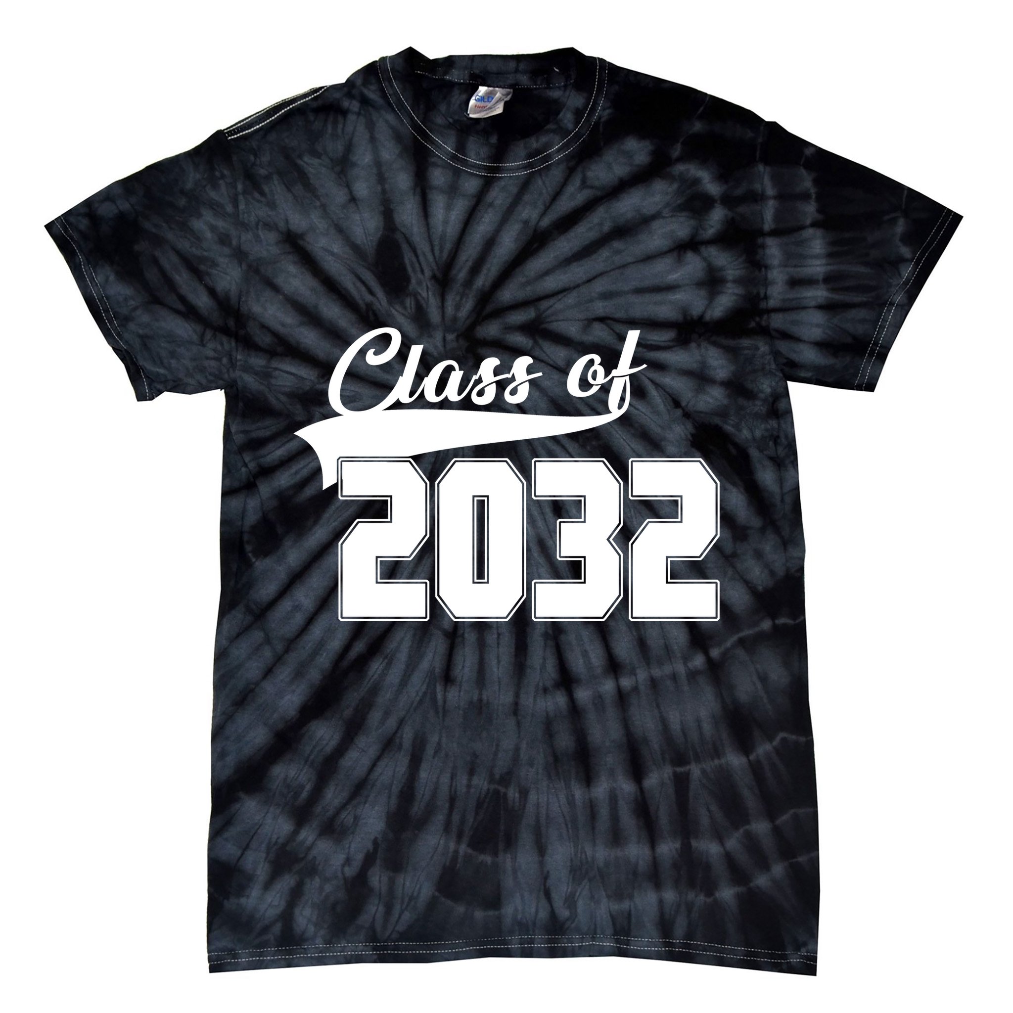 Class Of 2032 Kindergarten Future Graduate Tie-Dye T-Shirt