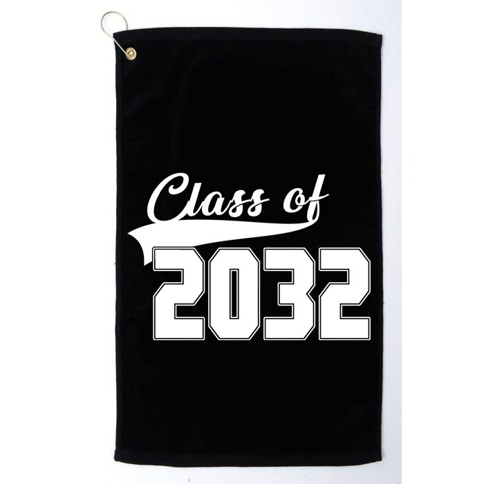 Class Of 2032 Kindergarten Future Graduate Golf Towel
