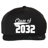 Class Of 2032 Kindergarten Future Graduate Wool Snapback Cap
