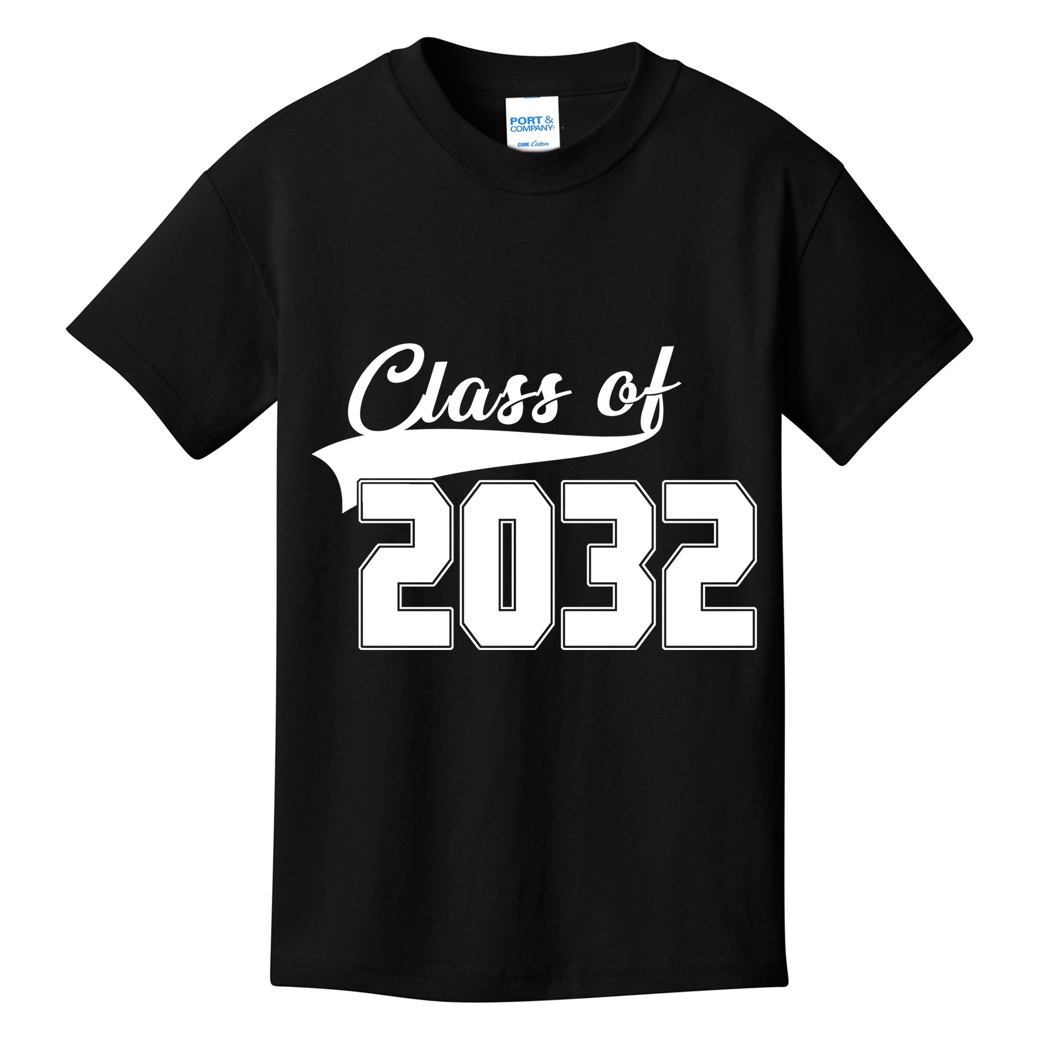 Class Of 2032 Kindergarten Future Graduate Kids T-Shirt