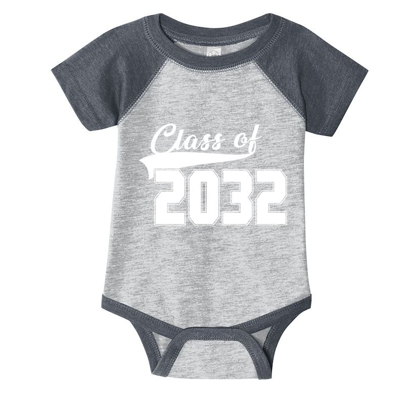 Class Of 2032 Kindergarten Future Graduate Infant Baby Jersey Bodysuit