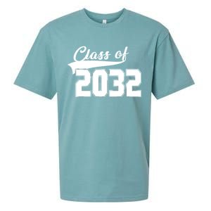 Class Of 2032 Kindergarten Future Graduate Sueded Cloud Jersey T-Shirt