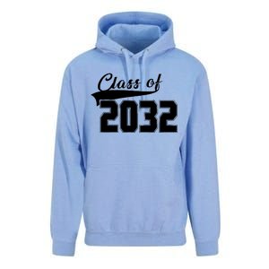 Class Of 2032 Kindergarten Future Graduate Unisex Surf Hoodie