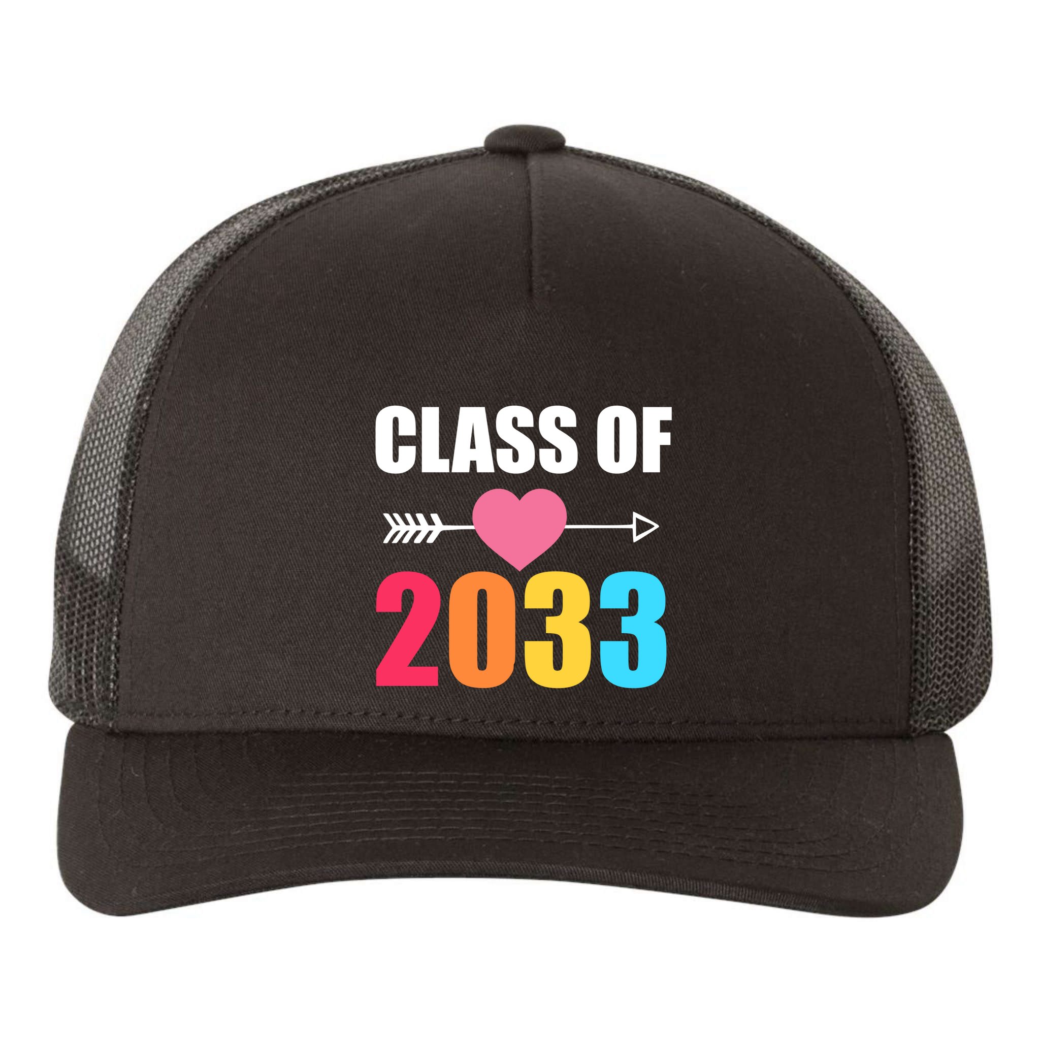 Class of 2033 School Kindergarten Colorful Yupoong Adult 5-Panel Trucker Hat