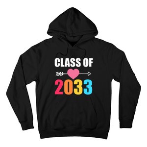 Class of 2033 School Kindergarten Colorful Hoodie