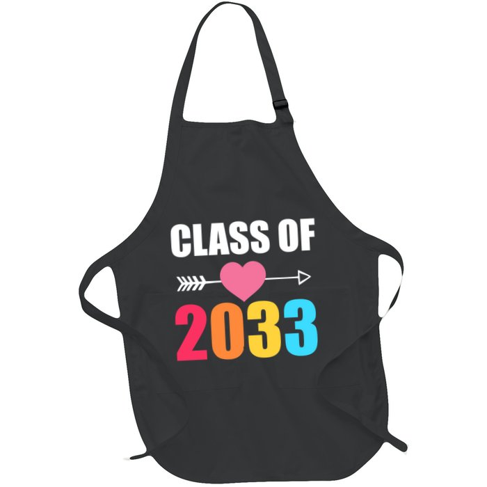 Class of 2033 School Kindergarten Colorful Apron