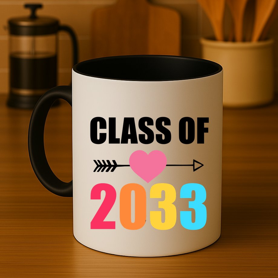 Class of 2033 School Kindergarten Colorful Mug