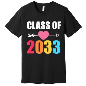 Class of 2033 School Kindergarten Colorful Premium T-Shirt