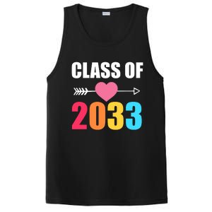 Class of 2033 School Kindergarten Colorful PosiCharge Competitor Tank