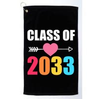 Class of 2033 School Kindergarten Colorful Golf Towel