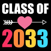 Class of 2033 School Kindergarten Colorful Toddler T-Shirt