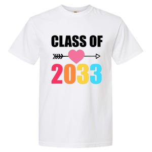 Class of 2033 School Kindergarten Colorful Garment-Dyed Heavyweight T-Shirt