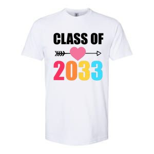 Class of 2033 School Kindergarten Colorful Softstyle CVC T-Shirt