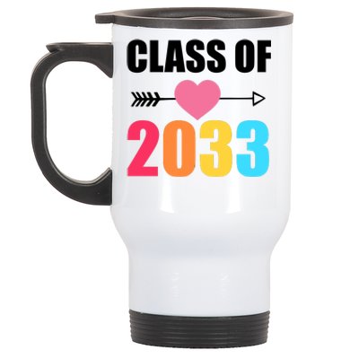 Class of 2033 School Kindergarten Colorful Stainless Steel Travel Mug