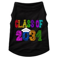 Class Of 2034 Graduation First Day Of School Doggie Tank