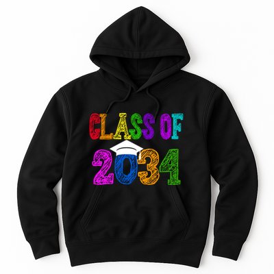 Class Of 2034 Graduation First Day Of School Hoodie
