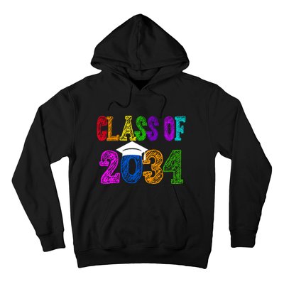 Class Of 2034 Graduation First Day Of School Hoodie